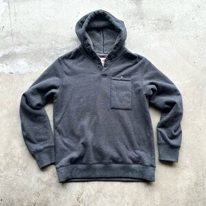 Relwen Superfleece Hoodie Men’s M Dark Grey Heather Sherpa Lined Pullover